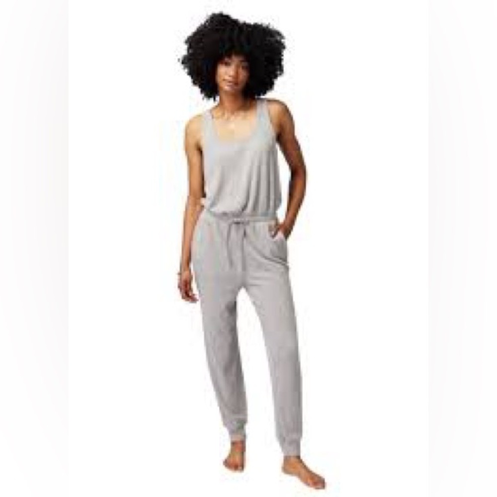 CHASER SLEEVELESS RIBBED JOGGER JUMPSUIT